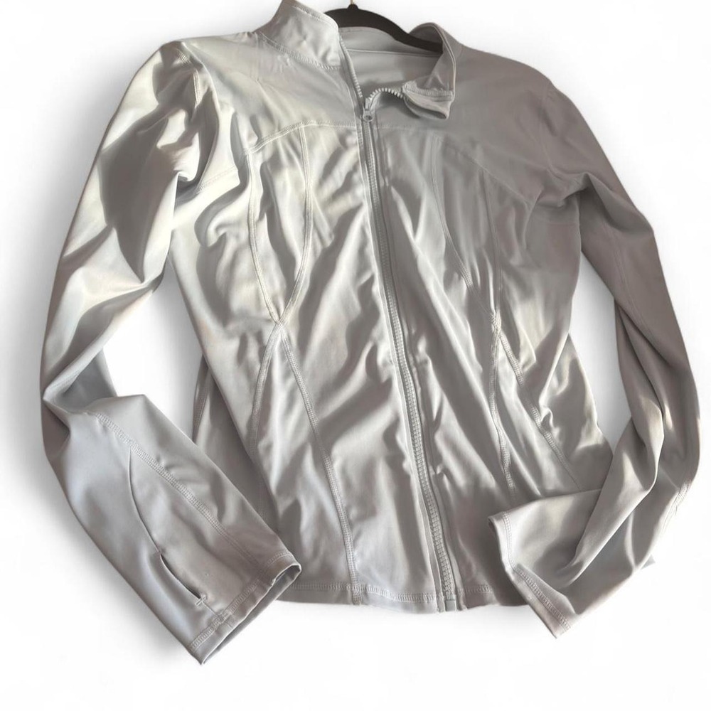 Light blue zip up jacket size L